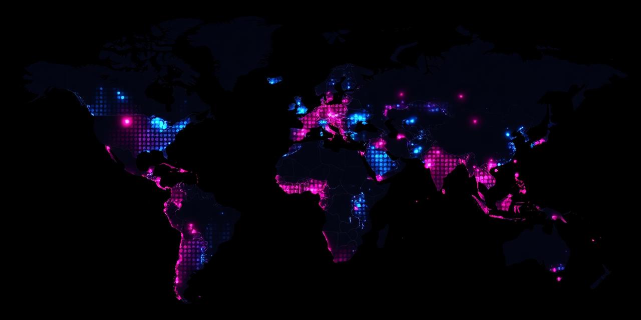 Global location heatmap
